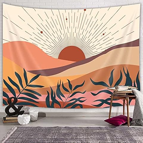 Viajar Boho Mid Century Tapestry Wall Hanging Cover