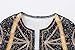 Girls Demon Cosplay Hunters Rumi Costume Kids Golden, 3Pcs Cosplay Outfit with Printed Jacket Top and Shorts, Toddler Halloween Carnival Stage Performance Dress Up SD160L