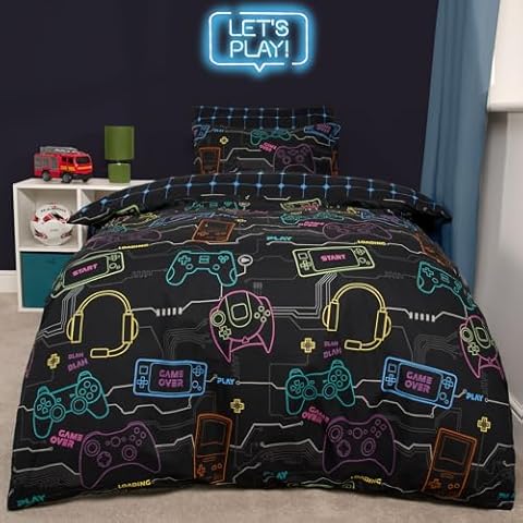OHS Gaming Single Duvet Cover Set Cover