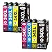 Jagute 34XL Compatibile Cartucce d'inchiostro Sostituzione per Epson 34 34XL per Stampante Epson WorkForce Pro WF-3725DWF WF-3720DWF WF3725 WF3720 (2 Nero, 2 Ciano, 2 Magenta, 2 Giallo)