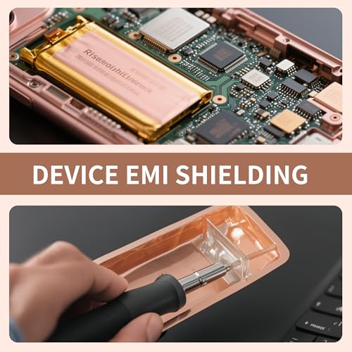 BUCOMTU Kupferband Gegen Schnecken,50mm x 20m Beidseitig Leitende EMI Kupferfolienband,Selbstklebend Schneckenabwehr Schneckenschutz Kupferband für Hochbeet & Pflanzen