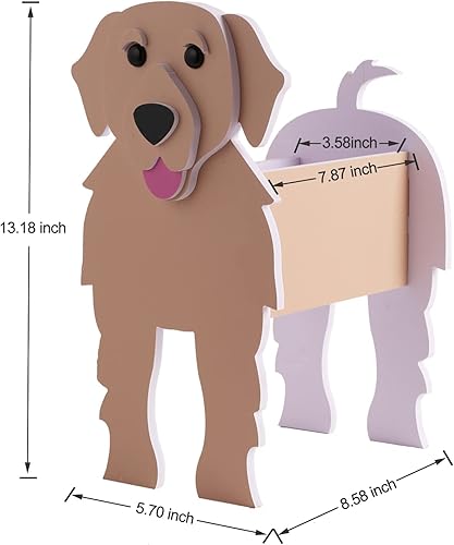 Miniatura 3 de Gochoi Golden Retriever - Macetas de perro Golden Retriever para decoración de jardín al aire libre, contenedor de plantas Golden Retriever para