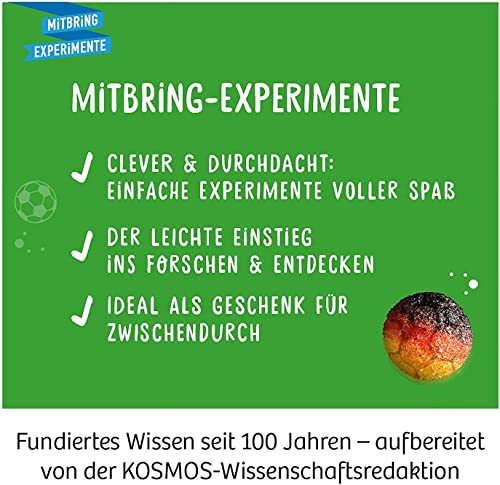 KOSMOS 657741 Fußball-Flummis, Flummis in Fußball-Form selbst herstellen, 6 Farben zum Kombinieren, Experimentierset für Kinder ab 8-12 Jahre, Mitbringsel, Aktivität für Kindergeburtstag, DIY