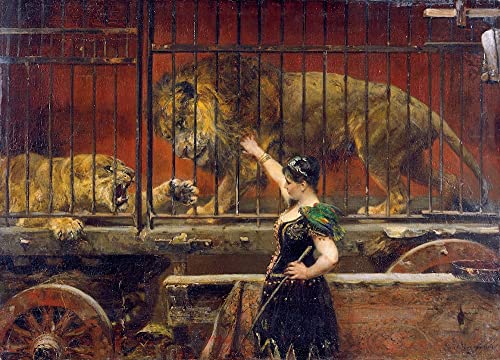 Posters la lionne jalouse Paul Friedrich Meyerheim pour créer un salon vintage cocooning