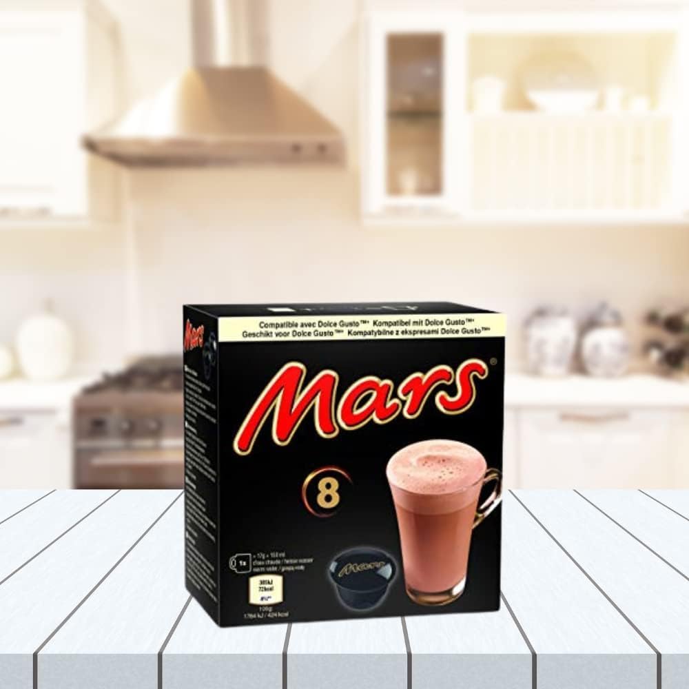 cafféluxe Marte, Snickers & Twix Dolce Gusto Capsule di cioccolata calda - 24 cialde di cioccolata calda
