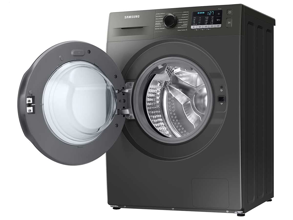 Samsung WD8ETA049BX/EG Lave-linge séchant 8/5 kg 1400 tr/min Ecobubble AirWash Programme vapeur hygiénique Inox