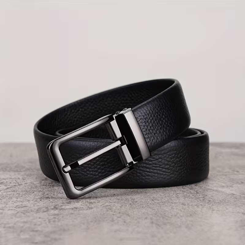 Image of NAPA HIDE Men's Auto Lock Vegan Leather Belt | Stylish Adjustable Buckle Belt for Formal & Casual Wear I Fits upto 40 Inches Waist size