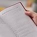 NKJV, Compact Center-Column Reference Bible, Brown Leathersoft, Red Letter, Comfort Print