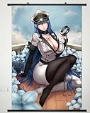 Akame ga Kill Wall Scroll Poster Fabric Painting for Anime Esdeath 059 S