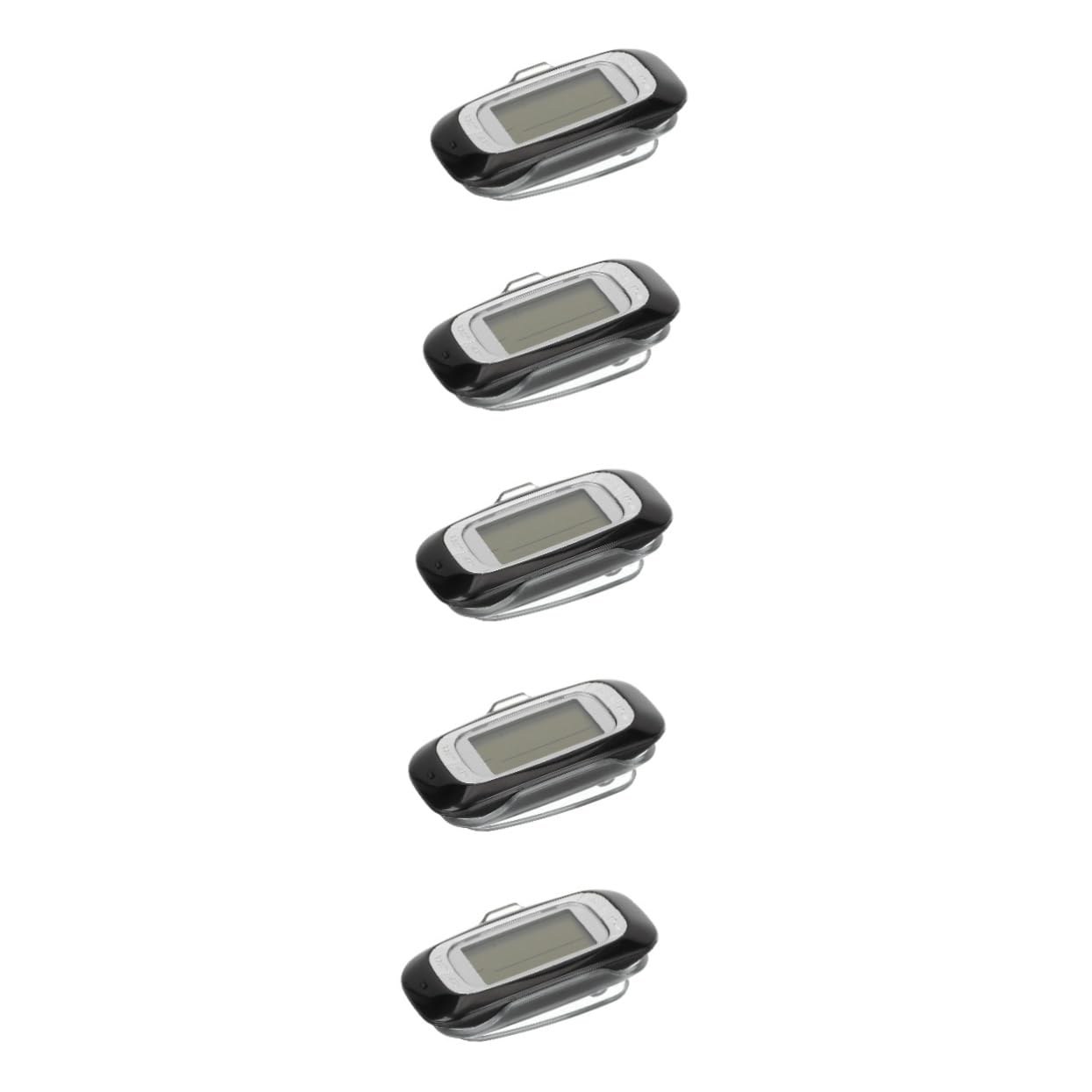 TOYANDONA 5 Pièces pédomètre podomètre pour Marcher Compteur de Pas pour Marcher comptoir Compteur de Pas pour l'extérieur podomètre pour Le Fitness Compteur portatif Abdos