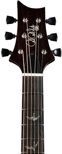 Miniatura 7 de PRS SE P50E Parlor - Guitarra acústica y eléctrica, color negro y dorado