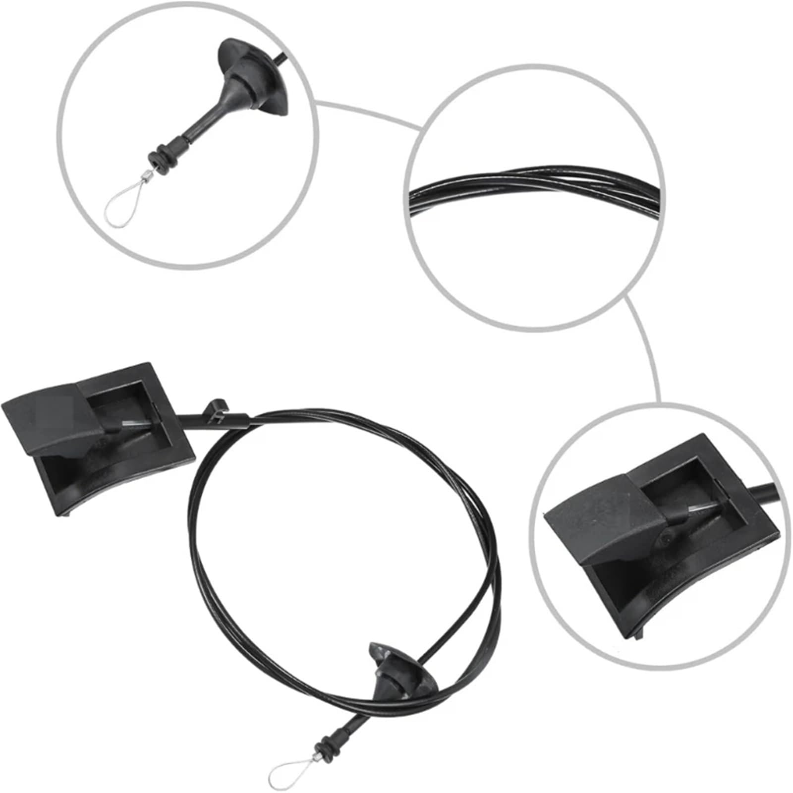 Leva di sblocco Cofano per F250 F350 F-53 F-59 F2TZ16916A Cavo e Maniglia di sblocco Cofano Motore Auto Cavo di sblocco Fermo Cofano Auto Kit Fermo Cofano