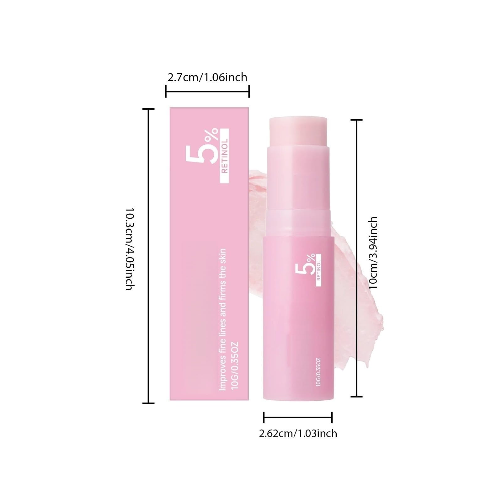 (5 sztuk) Pink Collagen Volume Multi Balm Stick, zmiękcza drobne linie, ujędrnia skórę Nawilżający podkład pod makijaż do twarzy, nielepki nawilżający wchłaniający Rapinde do ust,