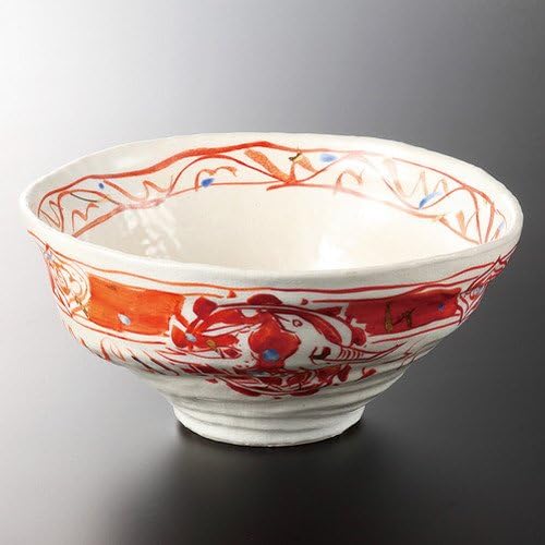 せともの本舗 Set of 5, Torbun Large Bowl, 9.3 x 4.3 inches (23.5 x 11 cm), 2.2 oz (1,020 g), Special Selection Pot for Restaurants, Inn, Japanese Tableware, Restaurant, Commercial Use,