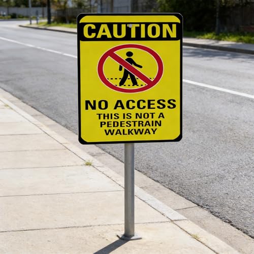Hicarer 1 Pcs Aluminum Vertical Metal Sign, 18 x 24 Inches by Hicarer - Used condition - Image 5