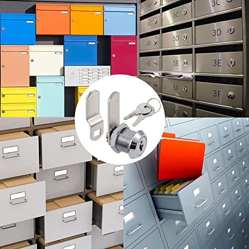 1 Pack Premium Cabinet Cam Locks Keyed Alike - Zzbety 5/8 Inch Cabinet Locks For Secure Files Drawers Mailbox Rv Camper Door Tool Box (Zinc Alloy) #TOP4