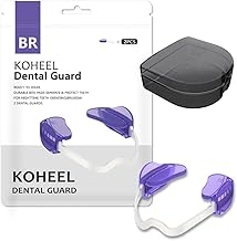 KOHEEL Adjustable Bite Without Boiling for Teeth Grinding and Tightening, Comfortable Night Bite for Bruxism, ATM and Sleep Improvement (Pack of 2)