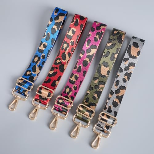 Image of chushui Leopard Print Purse Strap for Women,Adjustable Crossbody Bag Strap