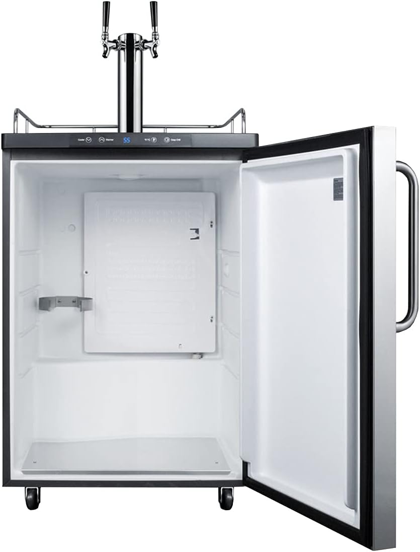 Summit SBC635MBISSTBTWIN Wine Dispenser, Stainless-Steel