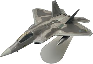 1/100 Scale US Lockheed Martin F-22 Raptor Fighter Metal Plane Aircraft Airplane Model Gift Ornament Collection