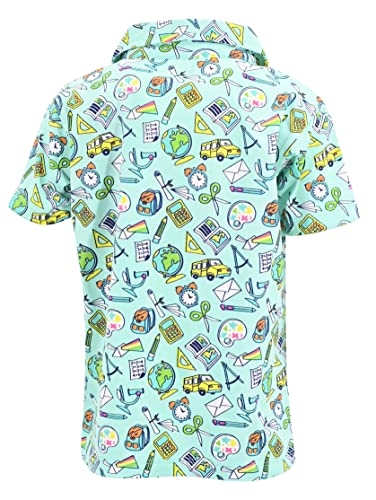 Image of Unique Baby Short Sleeve Collared Boys Polo Shirt, Toddler Kids Polo Shirts