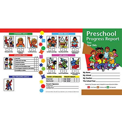 Flipside Preschool Progress Report (2 Year olds)