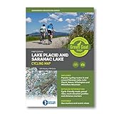 Lake Placid & Saranac Lake Cycling Map | Adirondacks Hiking & Trail Map | Cycling Routes from Paul Smiths to Keene Valley and Around Whiteface Mountain | Durable, Waterproof & Tear Resistan