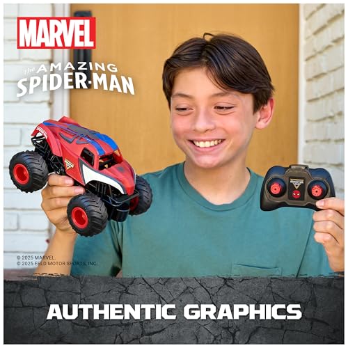 Image of Monster Jam Marvel Spider-Man RC Monster Truck 1:24 Scale Vehicle