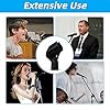 2 Pcs Microphone Clips, Adjustable Microphone Holder for Wired/Wireless Mic, Universal Microphone Clamp with 5/8" to 3/8" Mic Screw Adapter for Mic Stand #4
