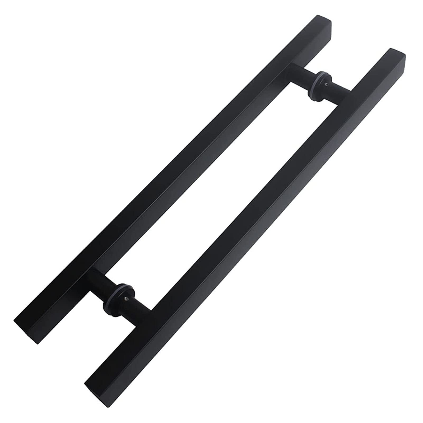 SaryEdge Push and Pull Glass Door Handle,Heavy Duty Stainless Steel Double Sided Door Handle,for Wooden Door/Barn Door/Sliding Door/Glass Door,-L:60cm(23.6in)/36cm(,-L:60cm(23.6in)/36cm(14.1in)