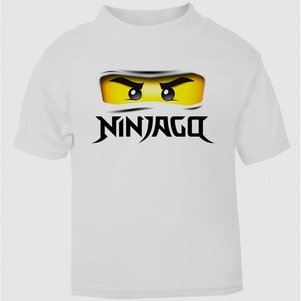 New Lego Ninja Eyes Ninjago Kids t-Shirt Girls Boys top Age Size Childrens Gift Idea (2-3 Years)