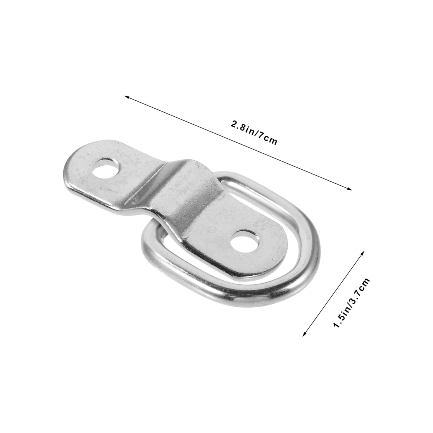 Hohopeti 8pcs D Ring Tie Down Heavy Duty Boat Straps Trailer Anchor Hooks for Secure Vehicle Transport Easy Installation Sturdy Design for Car Supplies