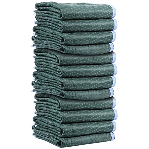 Us Cargo Control 75 Lb/Dozen, 80"X72" Large Heavy Duty Moving Blanket, Mbmulti75 Multi Mover, 12-Pack #TOP11