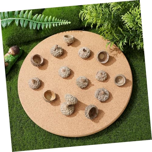 Set de 50 piezas de decoraciones de cáscara de bellota natural miniatura 6