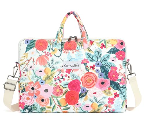Canvaslove Water Resistant Laptop Shoulder Sleeve Case Bag
