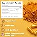 Vital Turmeric Curcumin Supplement – 1310 mg Blend with 95% Curcuminoids & Curcumin with Black Pepper – Joint, Brain, Immune & Anti-Aging Support – Non-GMO, Gluten-Free – 30 Day Supply