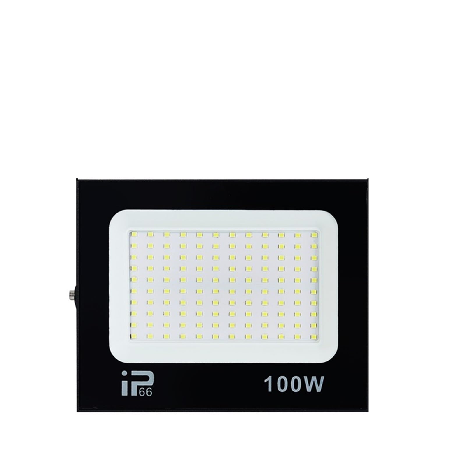 JOLIANE LED Flood Light Spotlight 100W 200W IP66 Waterproof LED Black Shell Garden Street Gate Wall Floodlights(100W)
