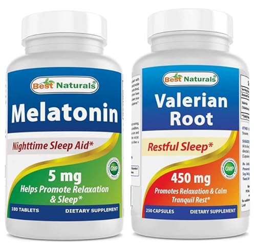 Best Naturals Melatonin 5 Mg & Valerian Root 450 Mg #TOP7