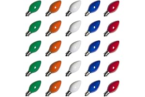 25 Count LED Christmas Lights: Festive Illumination for Your Holiday Cheer