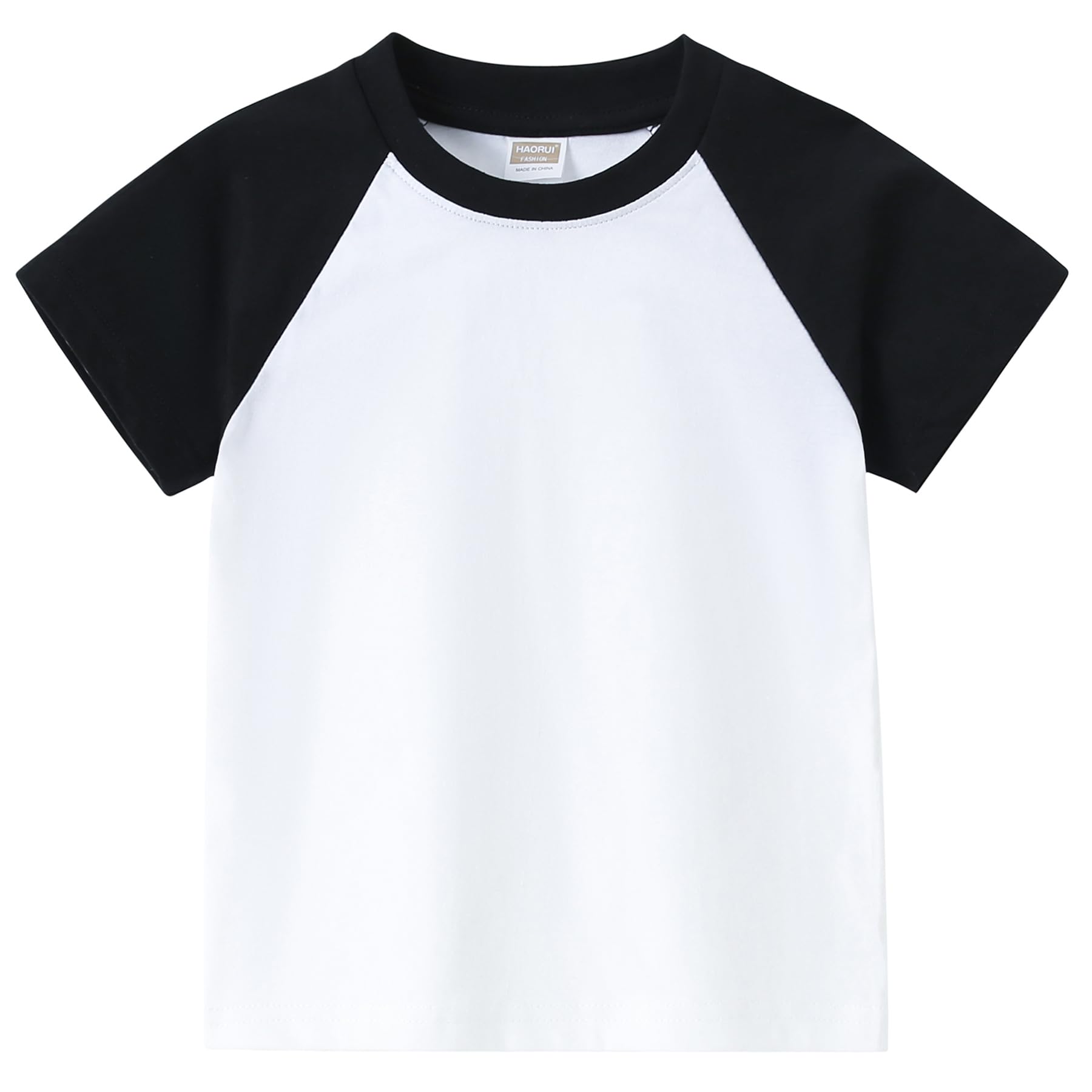 AIWUHE Toddler T Shirts Cotton Summer Tshirts Boys Girls Basic Tee Undershirts Short Sleeve Clothes Crew Neck Shirts 2-7Y