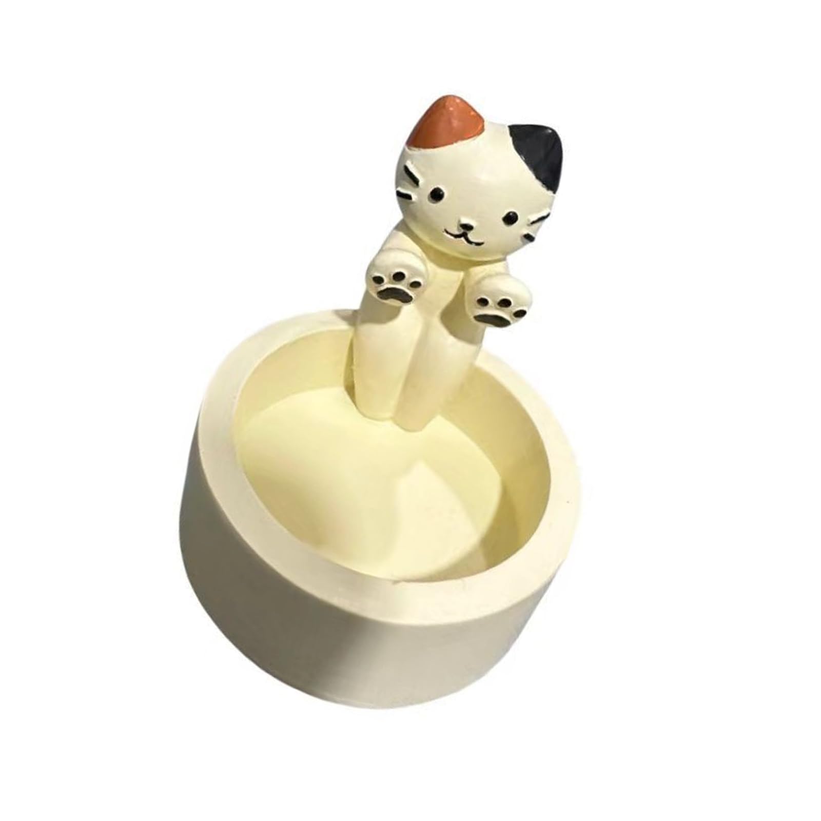 Kalttoy Cartoon Kitten Holders Tealight Holders Candlesticks Lover Ornament Home Decors Kitten Warming Paws