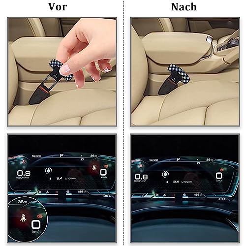 NUWIQ 6 Stück Car parts, Kunststoff und Eisen, für Lkw und Transporter, Schwarz
