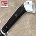 HONSHU Boshin Wakizashi Sword - Hand Forged 1050 Carbon Steel Blade, Steel Guard and Pommel, Rugged TPR Handle - Battle Ready Tactical Sword - 34” Overall