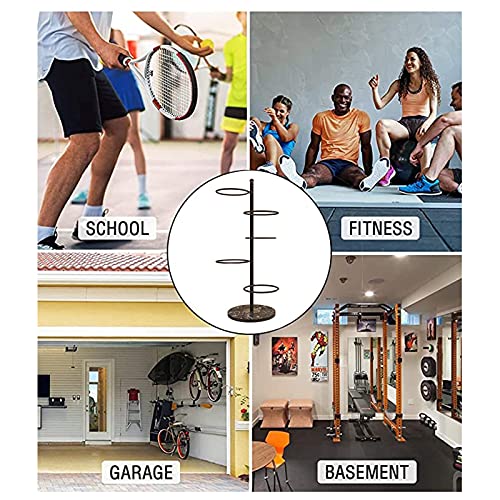 Ballenreks Voetbalhouder Organisator voor basketbal volleybal voetbal frame racket mand, geneeskunde bal standaard… - Image 6