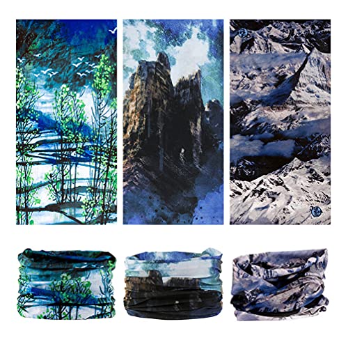 Image of VANCROWN Headband Neck Gaiter Head Wrap Headwear Face Mask Magic Scarf Bandana for Men and Women