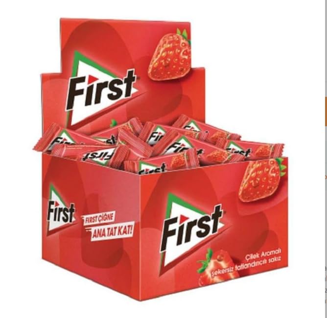 First Çilek Aromalı Sakız 340 gr