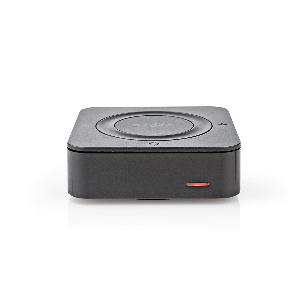 NEDIS - Trasmettitore/ricevitore audio wireless - Bluetooth - 22 ore di riproduzione - AUX - Toslink - nero, taglia unica