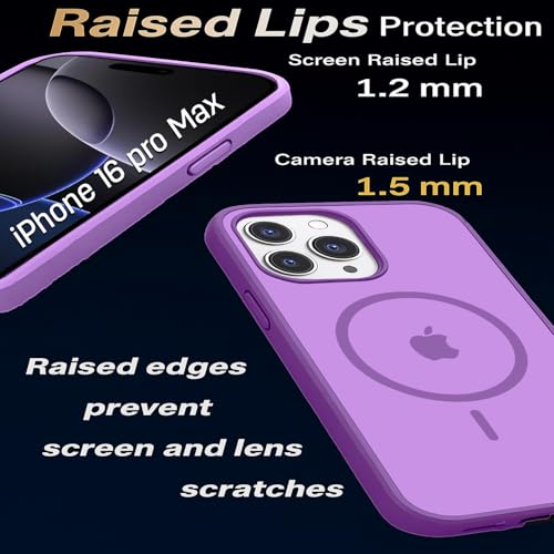 Image of AIBEX Back Cover Case for Apple iPhone 12 Pro Max MagSafe Compatible | Slim Case with Wireless Charging Support | Anti-Scratch, Anti-Fingerprint & Lightweight Military-Grade Protective Cover - Black