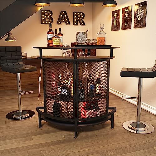 kepptory-43-Inches-High-Top-Bar-Table-with-RGB-Smart-Light-4-Tiers-Home-Bar-Cabinet-with-Footrest-Storage-Shelves-Glasses-Holder-Anti-Dump-Metal-Bar-Wine-Cabinet-for-Home-Kitchen-Patio