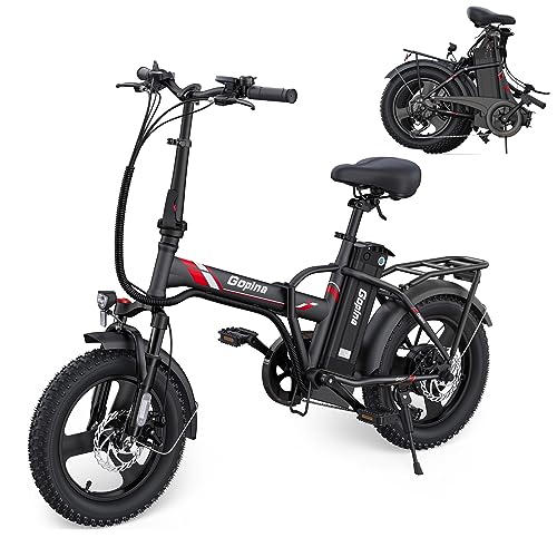 Vivi Gopina 16-Inch Folding Fat Tire E-Bike
